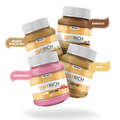 Nutrich Chunky & Creamy Doğal Fıstık Ezmesi Paketi